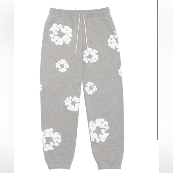 Denim tears The Cotton Wreath Sweatpants Grey
